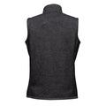 Black - Back - Stormtech Womens-Ladies Avalante Knitted Heather Full Zip Gilet