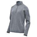 Granite - Side - Stormtech Womens-Ladies Avalante Heather Quarter Zip Fleece Top