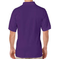 Purple - Back - Gildan Mens DryBlend Polo Shirt