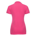 Fuchsia - Back - Russell Womens-Ladies Pique Stretch Polo Shirt