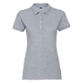 Light Oxford - Front - Russell Womens-Ladies Pique Stretch Polo Shirt