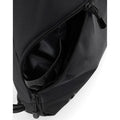 Black-Black - Side - Bagbase Athleisure Drawstring Bag