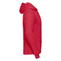 Classic Red - Side - Russell Mens Plain Hoodie