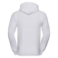 White - Back - Russell Mens Plain Hoodie