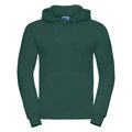 Bottle Green - Front - Russell Mens Plain Hoodie