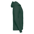 Bottle Green - Side - Russell Mens Plain Hoodie