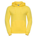 Yellow - Back - Russell Mens Plain Hoodie