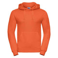 Orange - Front - Russell Mens Plain Hoodie