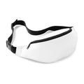 White - Front - Bagbase Belt Waist Bag