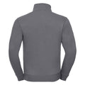 Convoy Grey - Back - Russell Mens Authentic Sweat Jacket