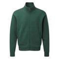 Bottle Green - Front - Russell Mens Authentic Sweat Jacket