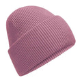 Dusty Purple - Front - Beechfield Unisex Adult Classic Deep Cuffed Beanie