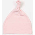 Powder Pink - Front - Babybugz Baby Knotted Hat