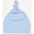 Dusty Blue - Front - Babybugz Baby Knotted Hat