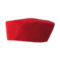 Red - Front - Premier Denim Chef Skull Cap