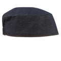 Indigo Denim - Front - Premier Denim Chef Skull Cap