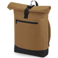 Caramel - Front - Bagbase Roll Top Backpack