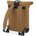 Caramel - Back - Bagbase Roll Top Backpack