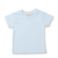 Pale Blue - Front - Larkwood Baby Plain T-Shirt