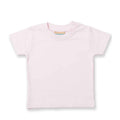 Pale Pink - Front - Larkwood Baby Plain T-Shirt