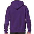 Purple - Back - Gildan Unisex Adult Heavy Blend Hoodie