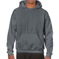 Charcoal - Front - Gildan Unisex Adult Heavy Blend Hoodie