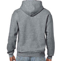 Graphite Heather - Back - Gildan Unisex Adult Heavy Blend Hoodie