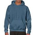 Indigo - Front - Gildan Unisex Adult Heavy Blend Hoodie