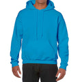 Sapphire Blue - Front - Gildan Unisex Adult Heavy Blend Hoodie