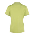 Lime - Back - Premier Womens-Ladies Coolchecker Pique Polo Shirt