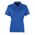 Royal Blue - Front - Premier Womens-Ladies Coolchecker Pique Polo Shirt