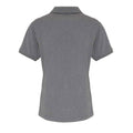 Grey Melange - Back - Premier Womens-Ladies Coolchecker Pique Polo Shirt