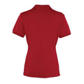 Burgundy - Back - Premier Womens-Ladies Coolchecker Pique Polo Shirt