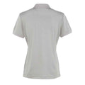 Silver - Back - Premier Womens-Ladies Coolchecker Pique Polo Shirt