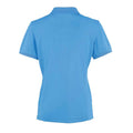 Sapphire Blue - Back - Premier Womens-Ladies Coolchecker Pique Polo Shirt