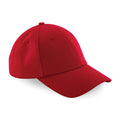 Classic Red - Front - Beechfield Unisex Adult Authentic Baseball Cap