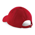 Classic Red - Back - Beechfield Unisex Adult Authentic Baseball Cap