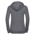 Convoy Grey - Back - Russell Womens-Ladies Authentic Full Zip Hoodie