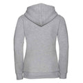 Light Oxford - Back - Russell Womens-Ladies Authentic Full Zip Hoodie