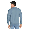 Stone Blue - Back - Gildan Mens Softstyle Midweight Sweatshirt