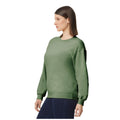 Military Green - Side - Gildan Mens Softstyle Midweight Sweatshirt