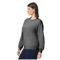 Charcoal - Side - Gildan Mens Softstyle Midweight Sweatshirt