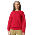 Red - Front - Gildan Mens Softstyle Midweight Sweatshirt