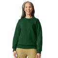 Forest Green - Front - Gildan Mens Softstyle Midweight Sweatshirt