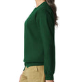 Forest Green - Side - Gildan Mens Softstyle Midweight Sweatshirt