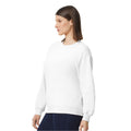 White - Side - Gildan Mens Softstyle Midweight Sweatshirt