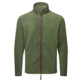 Moss Green-Brown - Front - Premier Mens Artisan Fleece Jacket