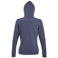 Denim Heather - Back - SOLS Womens-Ladies Spencer Hooded Sweatshirt