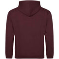 Burgundy-Gold - Back - Awdis Childrens-Kids Varsity Hoodie