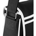 Black-White - Back - Bagbase Retro Messenger Bag